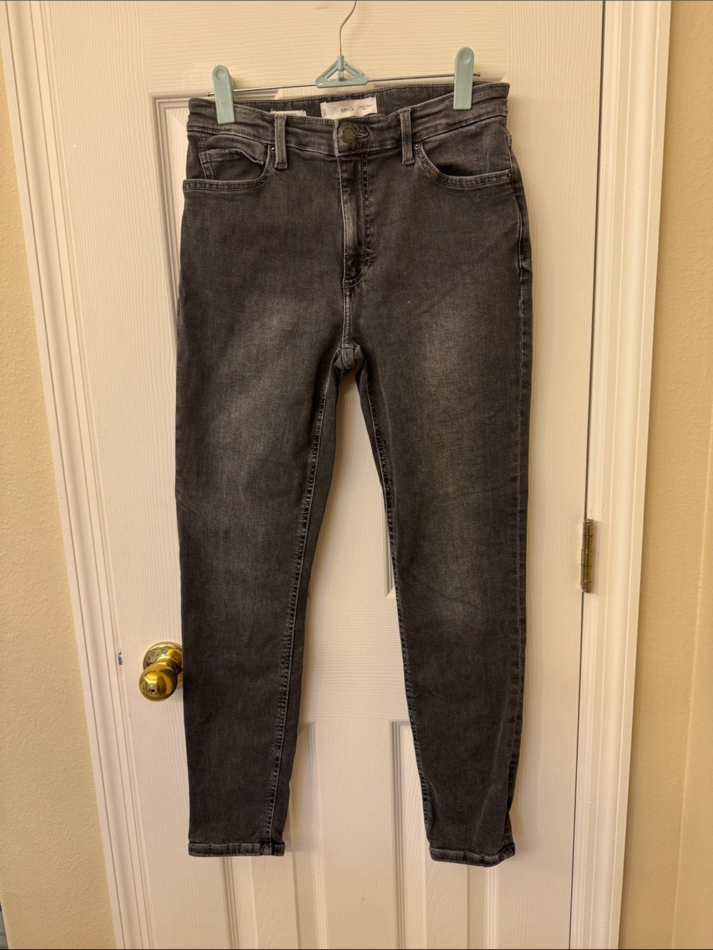 Mango Women's Skinny Jeans in Washed Charcoal